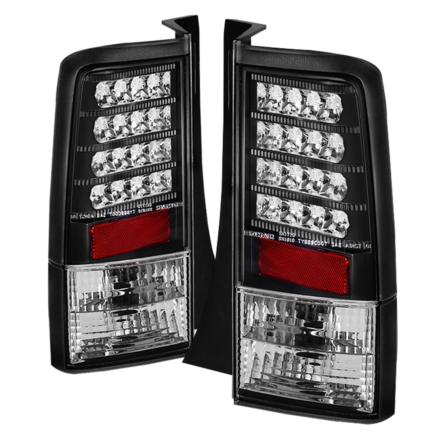 Spyder 5042743 - Scion XB 03-07 Version 2 LED Tail Lights Black ALT-YD-TSXB03-LED-V2-BK