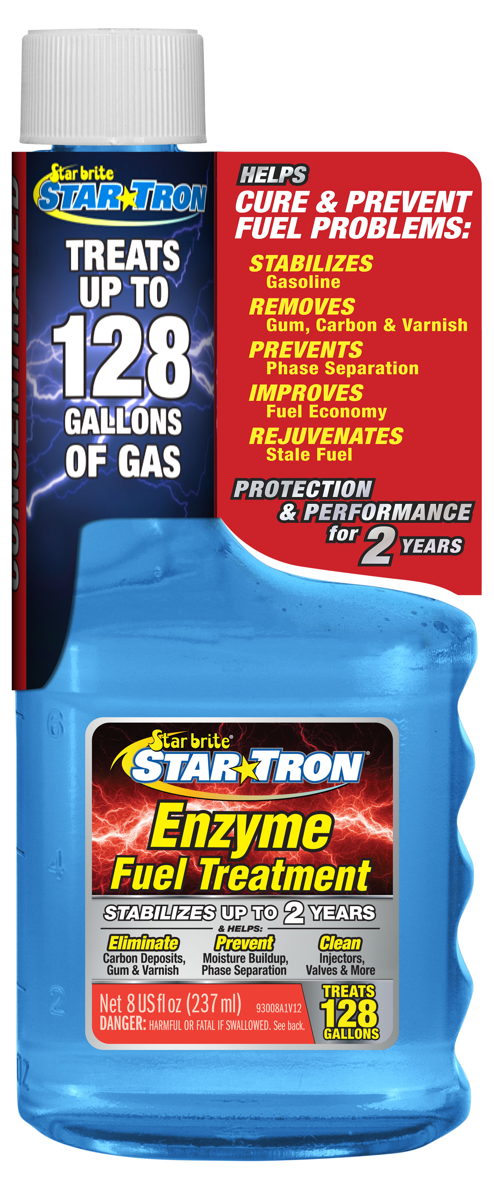 Star brite 093008 - Star Tron Enzyme Fuel Treatment - Concentrated Gas Formula - 8 OZ
