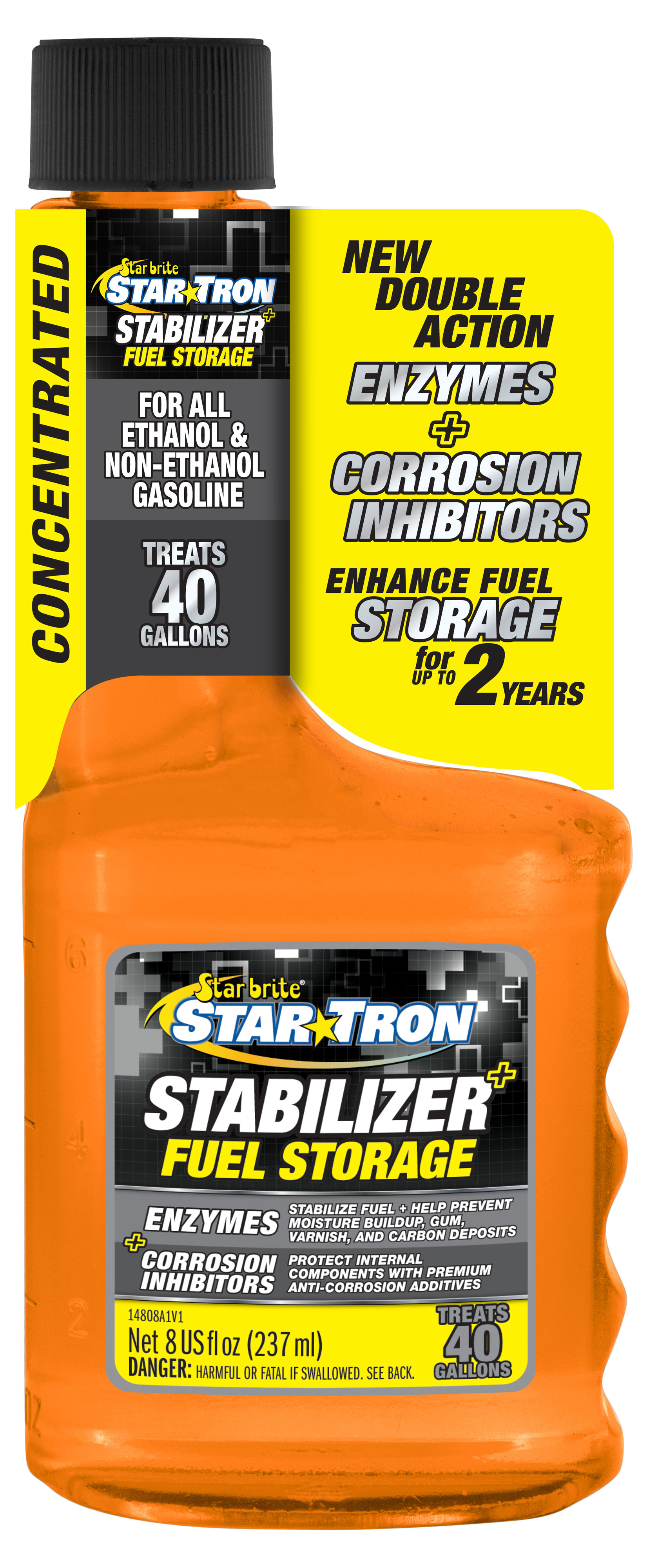 Star brite 14808 - Star Tron Stabilizer+ Fuel Storage with Corrosion Protection - Gas - 8 OZ