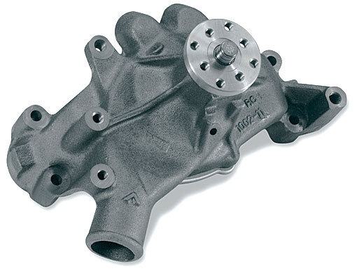 Stewart 11113 - Water Pump - Mechanical - Stage 1 - 5/8 in Pilot - Long Design - Iron - Natural - Big Block Chevy - Each