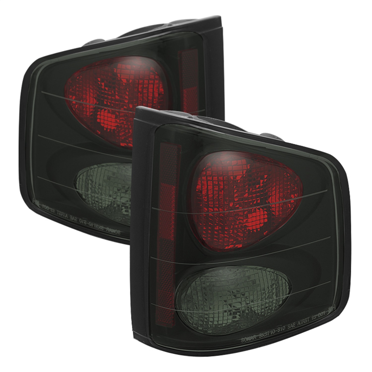 Spyder 5078049 - Chevy S10 94-04/Isuzu Hombre 96-00 Euro Tail Lights Blk Smke ALT-YD-CS1094-BSM Spyder 5078049 - Chevy S10 94-04/Isuzu Hombre 96-00 Euro Tail Lights Blk Smke ALT-YD-CS1094-BSM