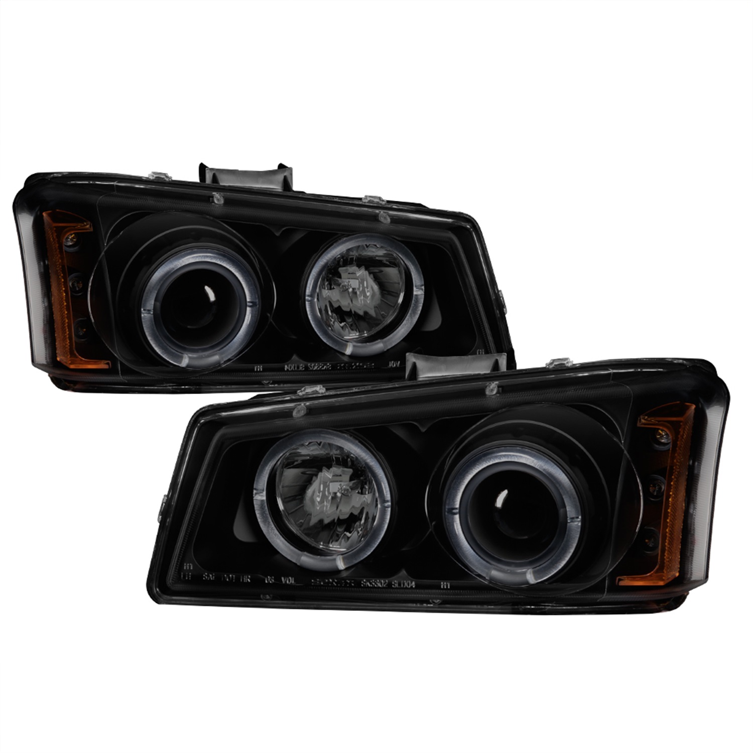 Spyder 5078315 - Chevy Silverado 1500/2500/3500 03-06 Projector Headlights PRO-YD-CS03-AM-BSM