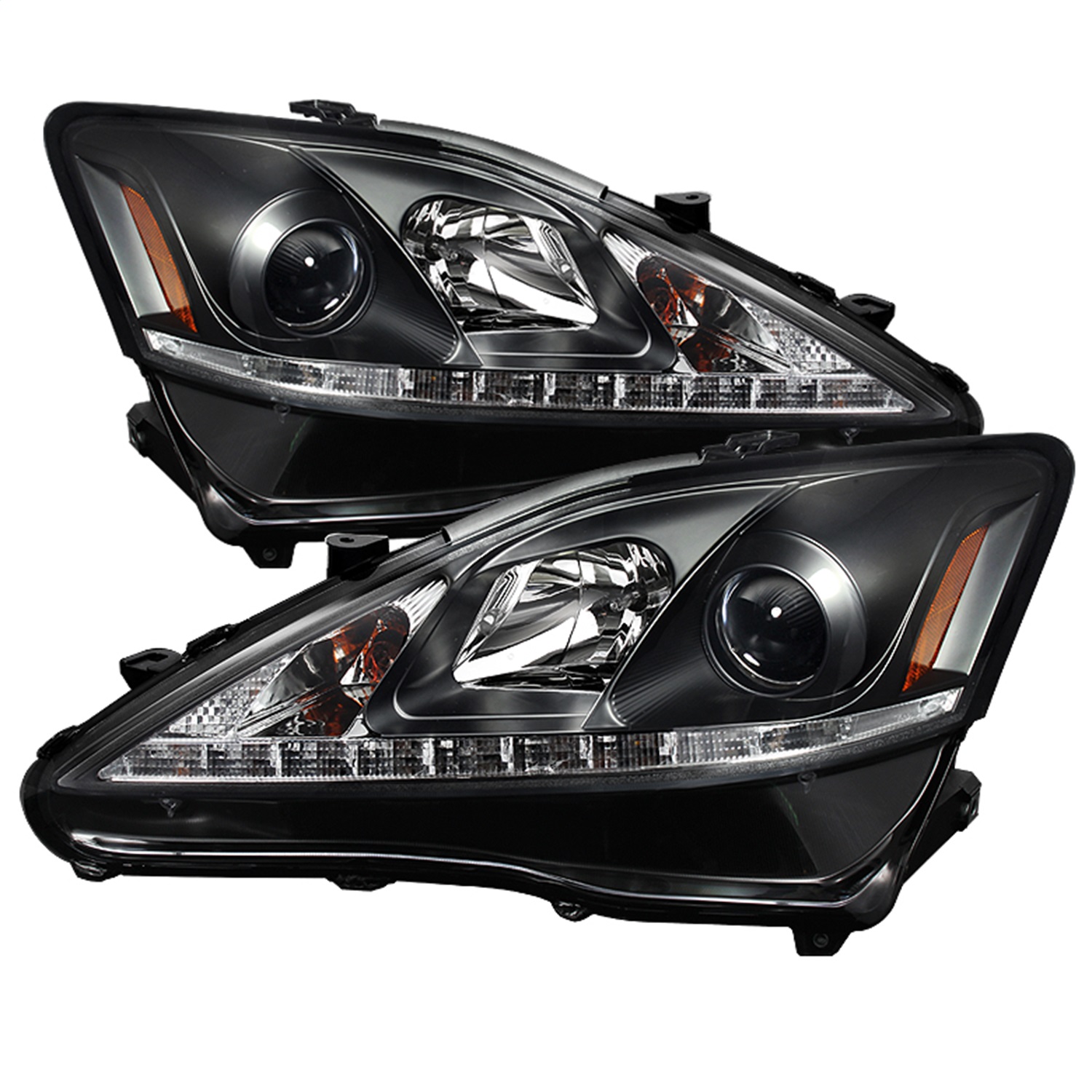 Spyder 5080059 - Lexus IS 250/350 2006-2010 Projector Headlights DRL Black PRO-YD-LIS06-DRL-BK Spyder 5080059 - Lexus IS 250/350 2006-2010 Projector Headlights DRL Black PRO-YD-LIS06-DRL-BK