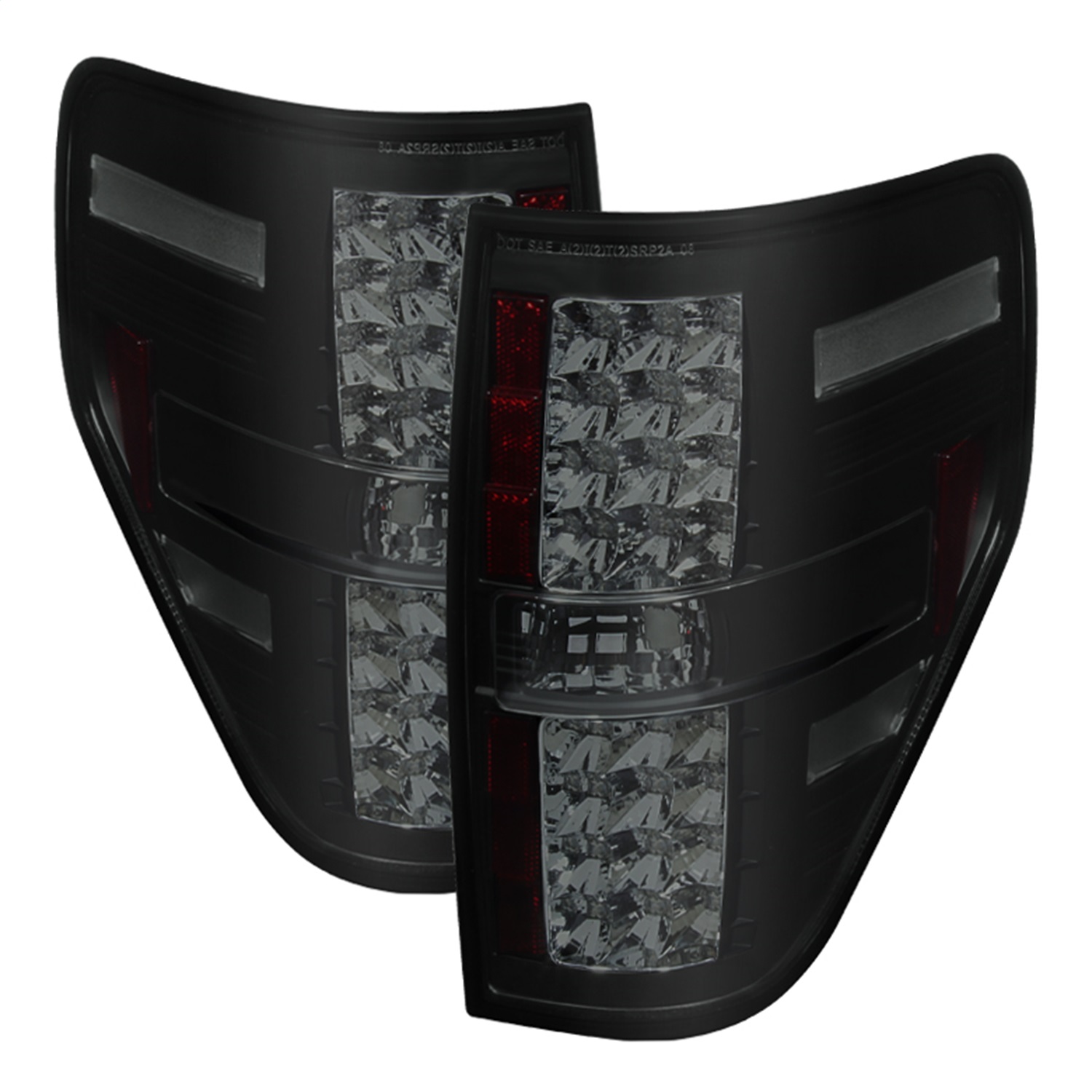 Spyder 5078148 - Ford F150 09-14 LED Tail Lights Black Smoke ALT-YD-FF15009-LED-BSM