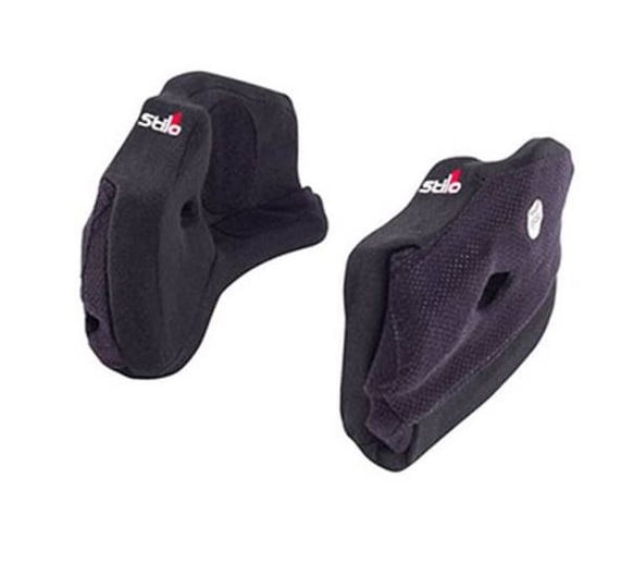 Stilo YA0825MM20 - ST5 SERIES HELMET CHEEK PADS - 20MM - BLACK - PAIR