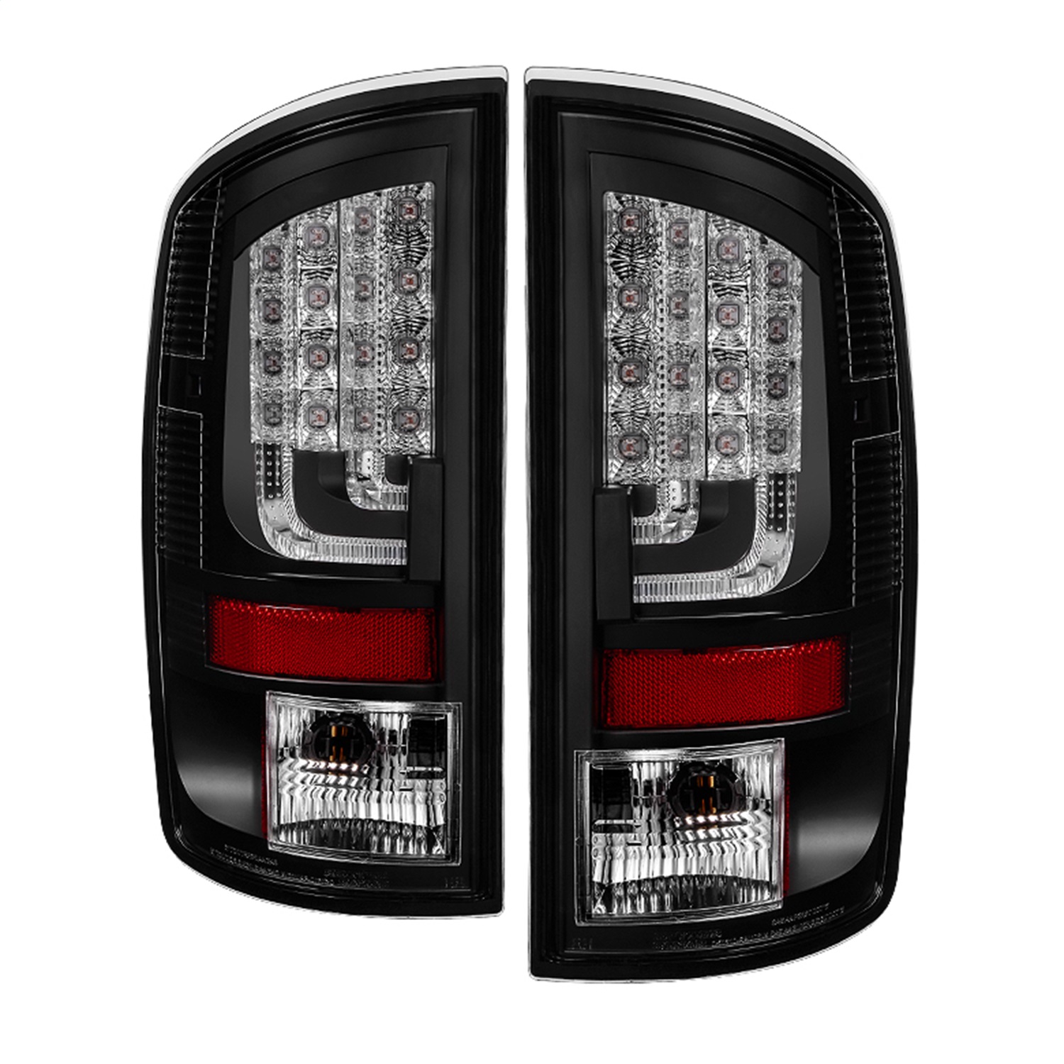 Spyder 5081810 - Dodge Ram 02-06 1500 Version 2 LED Tail Light - Black ALT-YD-DRAM02V2-LED-BK
