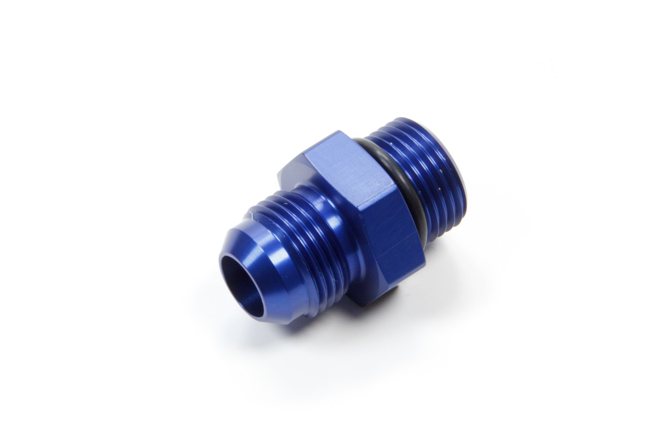 Stock Car Prod-Oil Pumps 1202-10 - Fitting - Adapter - Straight - 10 AN Male to 10 An Male - Aluminum - Blue Anodized - Each Stock Car Prod-Oil Pumps 1202-10 - Fitting - Adapter - Straight - 10 AN Male to 10 An Male - Aluminum - Blue Anodized - Each