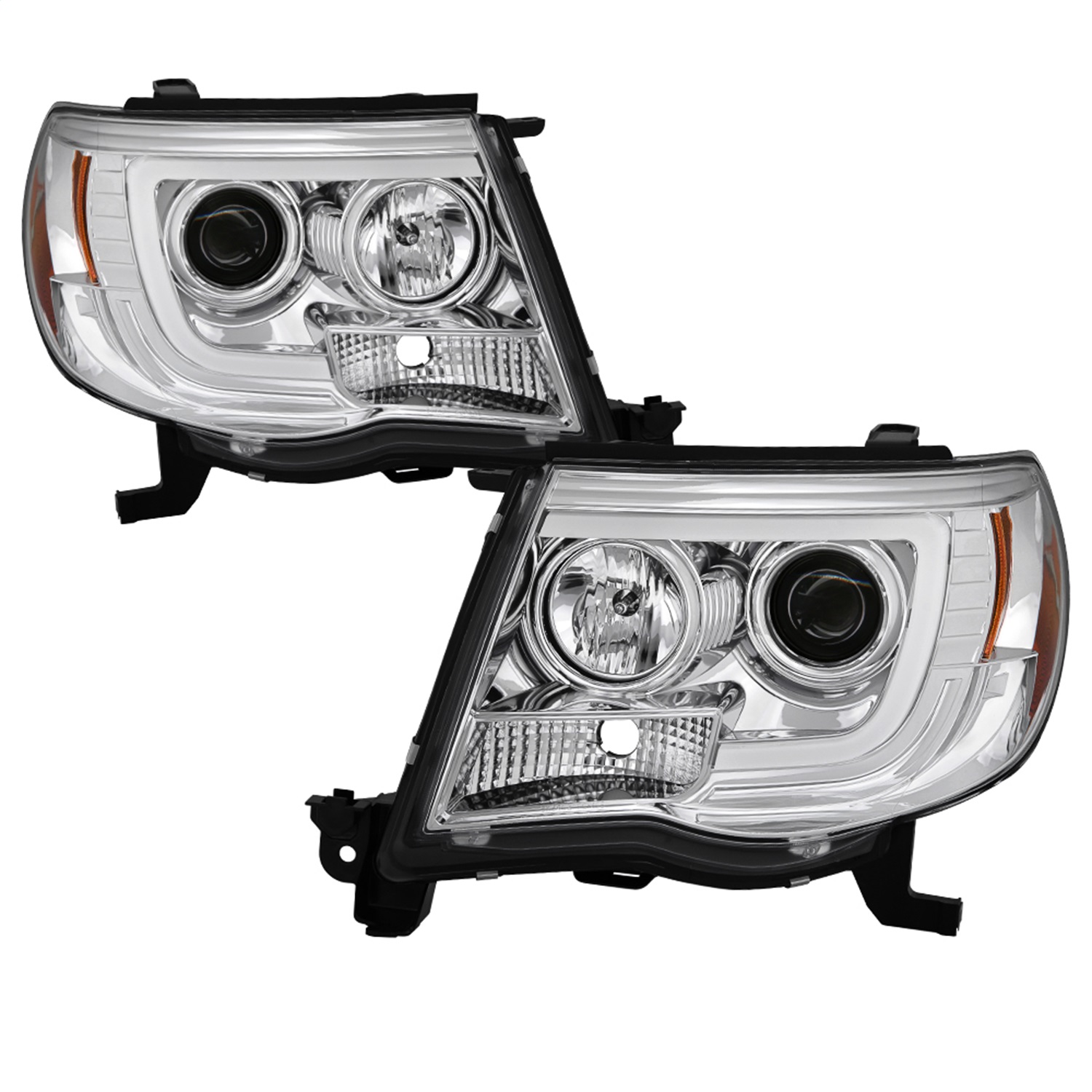 Spyder 5084668 - Toyota Tacoma 05-11 Projector Headlights - Light Bar DRL - Chrome PRO-YD-TT05V2-LB-C Spyder 5084668 - Toyota Tacoma 05-11 Projector Headlights - Light Bar DRL - Chrome PRO-YD-TT05V2-LB-C