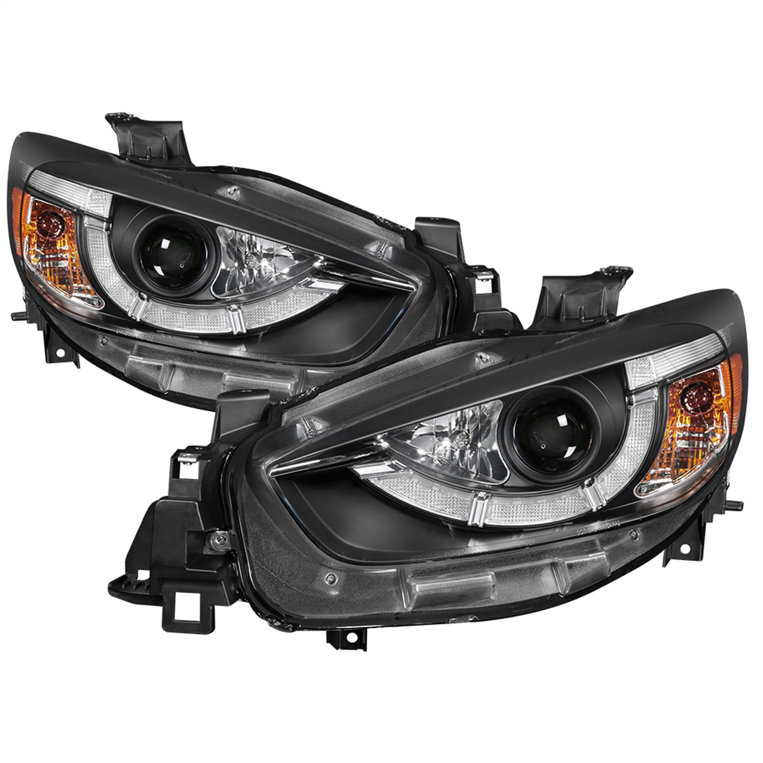 Spyder 5083319 - Mazda CX-5 13-15 Projector Headlights - DRL LED - Black PRO-YD-MCX513-DRL-BK