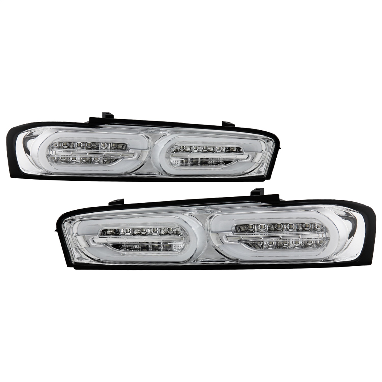 Spyder 5087249 - Chevy Camaro 16-18 (Do Not Fit Halogen Model) LED Tail Lights Chrome ALT-YD-CCAM16LED-SEQ-C