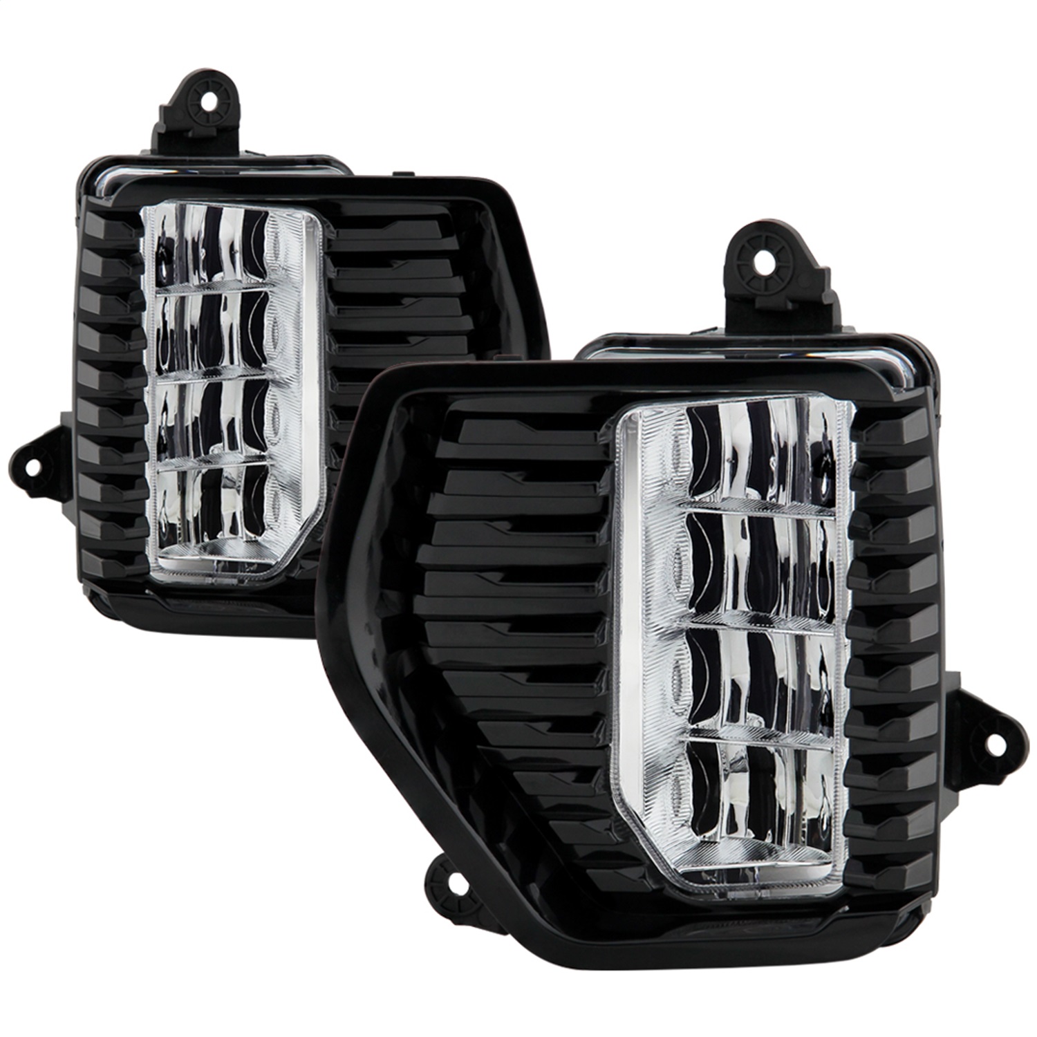 Spyder 5087010 - GMC Sierra 1500 Denali Only 19-20 (Not for 2500/3500) OEM Style Full LED Fog w/ Switch- Clear Spyder 5087010 - GMC Sierra 1500 Denali Only 19-20 (Not for 2500/3500) OEM Style Full LED Fog w/ Switch- Clear