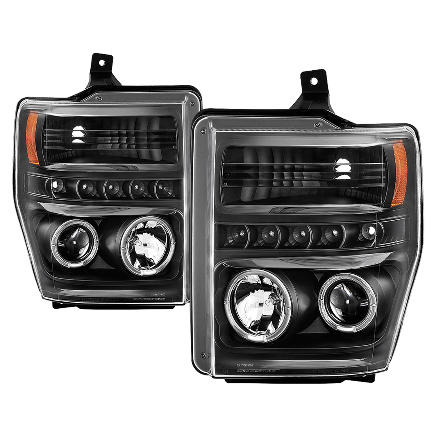 Spyder 5086006 - Signature Ford F250/350/450 Super Duty 08-10 Projector Headlights (PRO-YD-FS08-HL-BKV2) Spyder 5086006 - Signature Ford F250/350/450 Super Duty 08-10 Projector Headlights (PRO-YD-FS08-HL-BKV2)