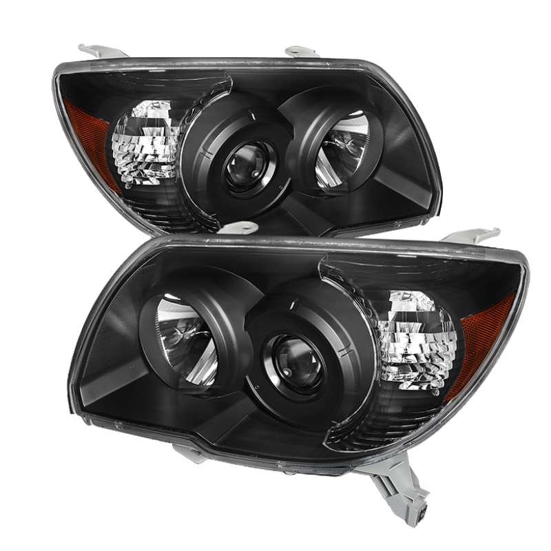 Spyder 9023378 - Xtune Toyota 4Runner 06-09 Crystal Headlights Black HD-JH-T4R06-AM-BK