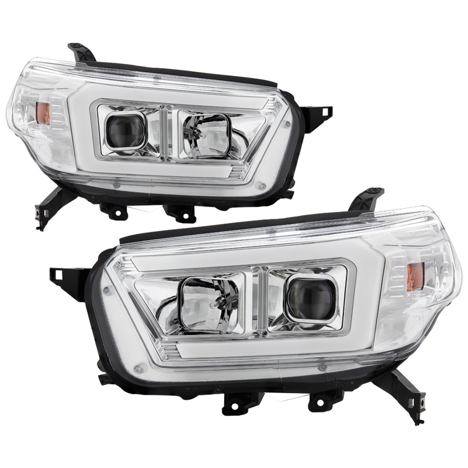 Spyder 5087461 - Signature Toyota 4Runner 10-13 Projector Headlights - Chrome (PRO-YD-T4R10SI-C)