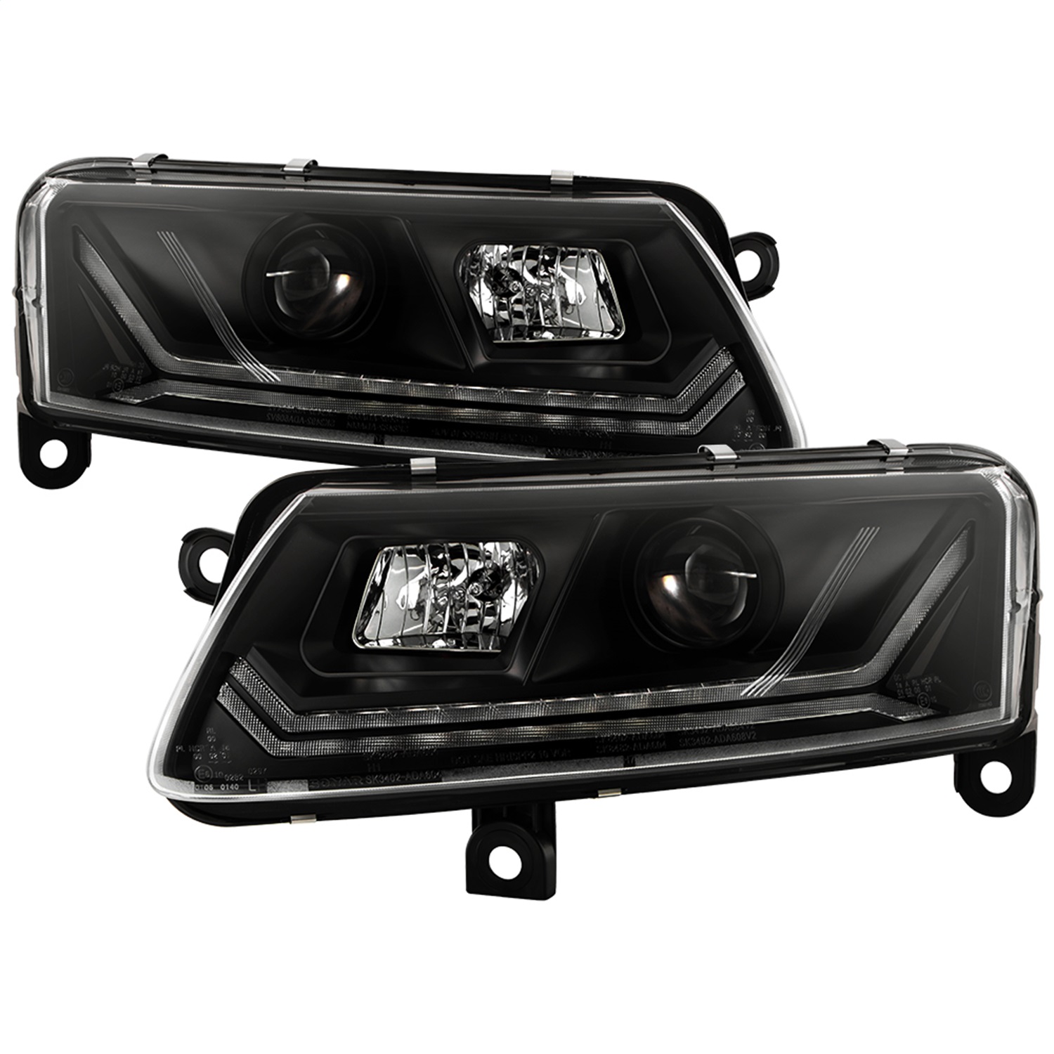Spyder 5087676 - ( Signature) Projector Headlights - Sequential LED Turn Signal Lights