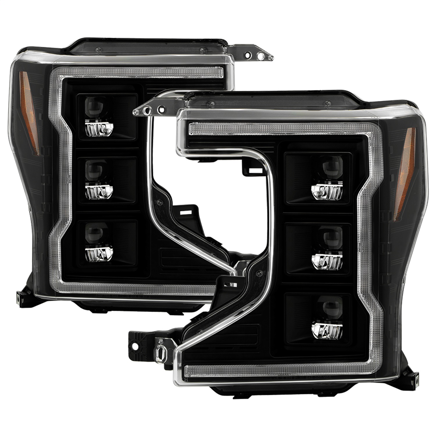 Spyder 5088635 - Apex 20-22 Ford F250/F350 (Halogen) High-Power LED Headlights - Black PRO-YD-FS20HALAP-SEQ-BK Spyder 5088635 - Apex 20-22 Ford F250/F350 (Halogen) High-Power LED Headlights - Black PRO-YD-FS20HALAP-SEQ-BK