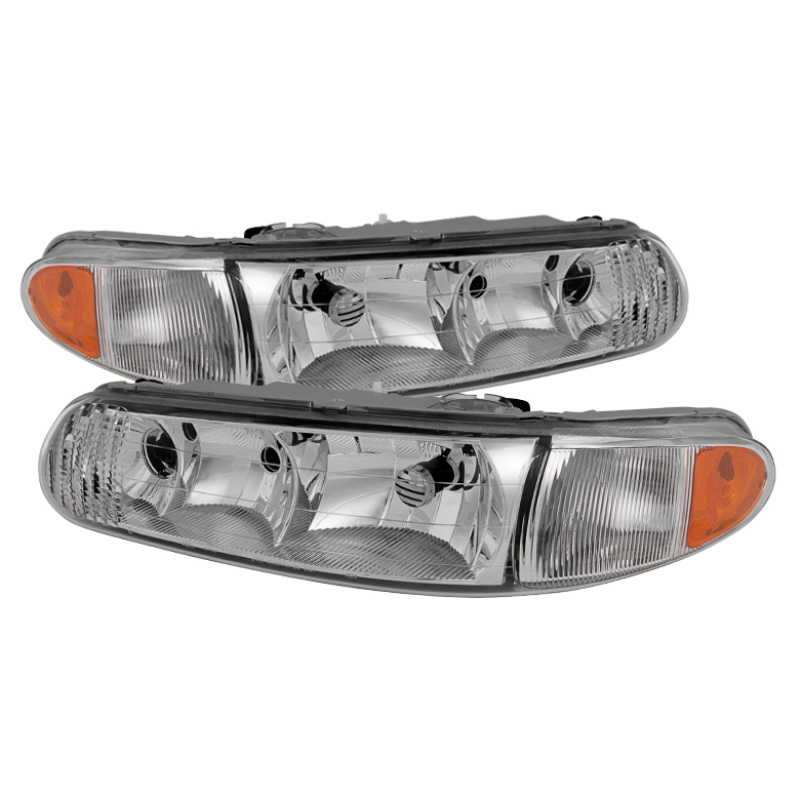 Spyder 9025242 - Xtune Buick Century 97-05 Regal 97-04 Crystal Headlights Chrome HD-JH-BUCEN97-AM-C