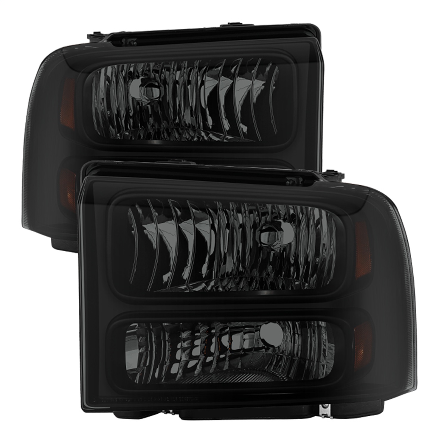 Spyder 9030444 - Xtune Ford F250/350/450 Super Duty 05-07 Crystal Headlights Black Smoked HD-JH-FS05-AM-BSM Spyder 9030444 - Xtune Ford F250/350/450 Super Duty 05-07 Crystal Headlights Black Smoked HD-JH-FS05-AM-BSM