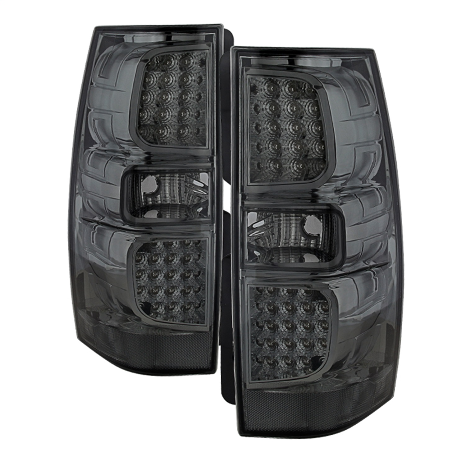 Spyder 9033933 - Xtune Chevy Suburban/GMC Yukon/Yukon Denali 07-14 LED Tail Lights Smoked ALT-JH-CSUB07-LED-G2-SM