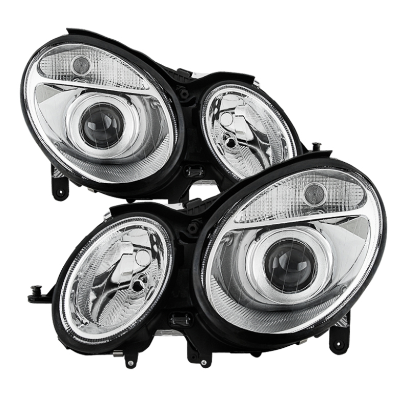 Spyder 9036095 - xTune Mercedes Benz W211 E-Class 03-06 OEM Projector Headlights - Chrome PRO-JH-MBW21103-C