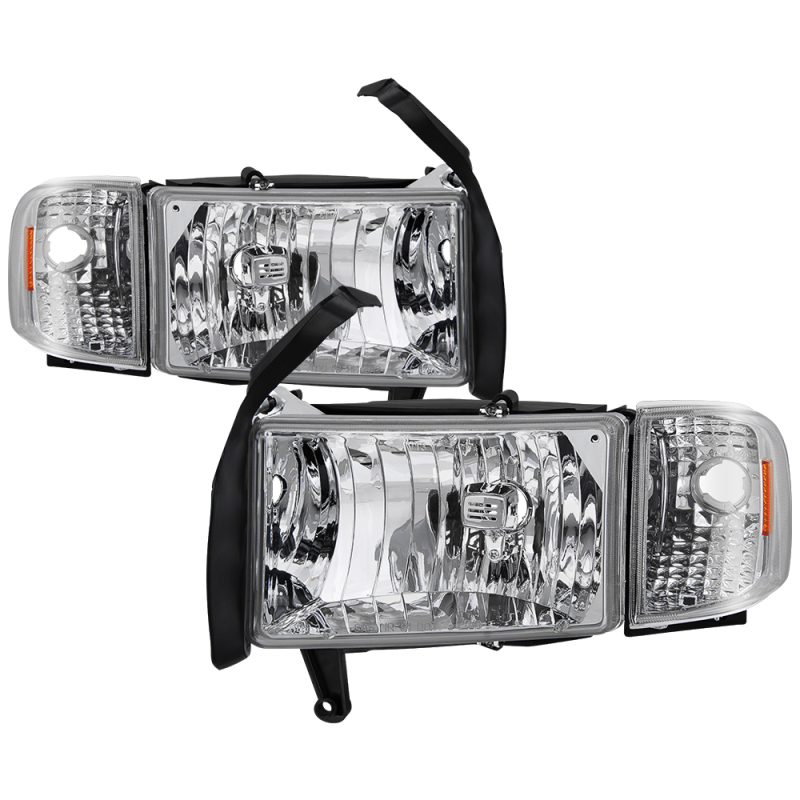 Spyder 9040078 - xTune Dodge Ram 1500 94-01 Headlight w/ Corner Lamps - OEM HD-JH-DR94-SET-C