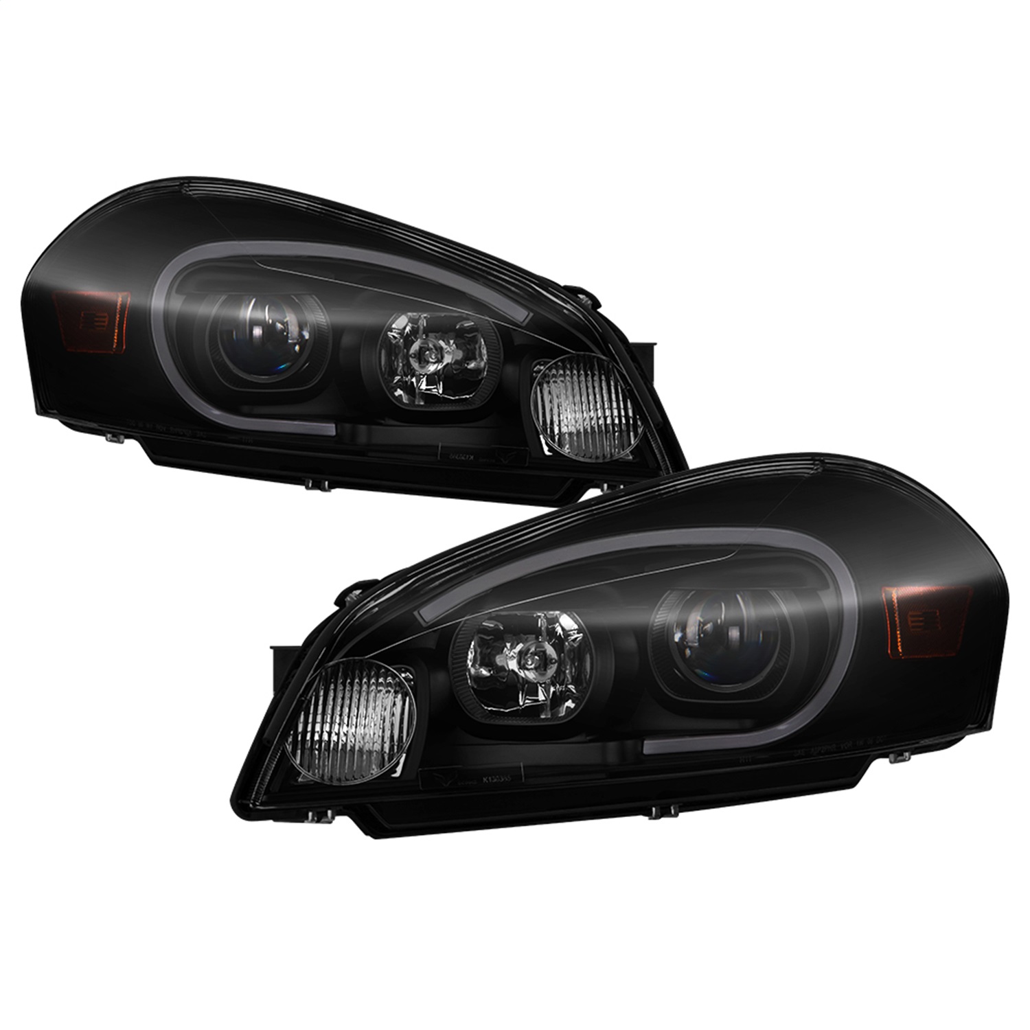 Spyder 9042256 - xTune 06-13 Chevrolet Impala LED Light Bar Headlights - Black Smoke (PRO-JH-CIM06-LB-BSM)