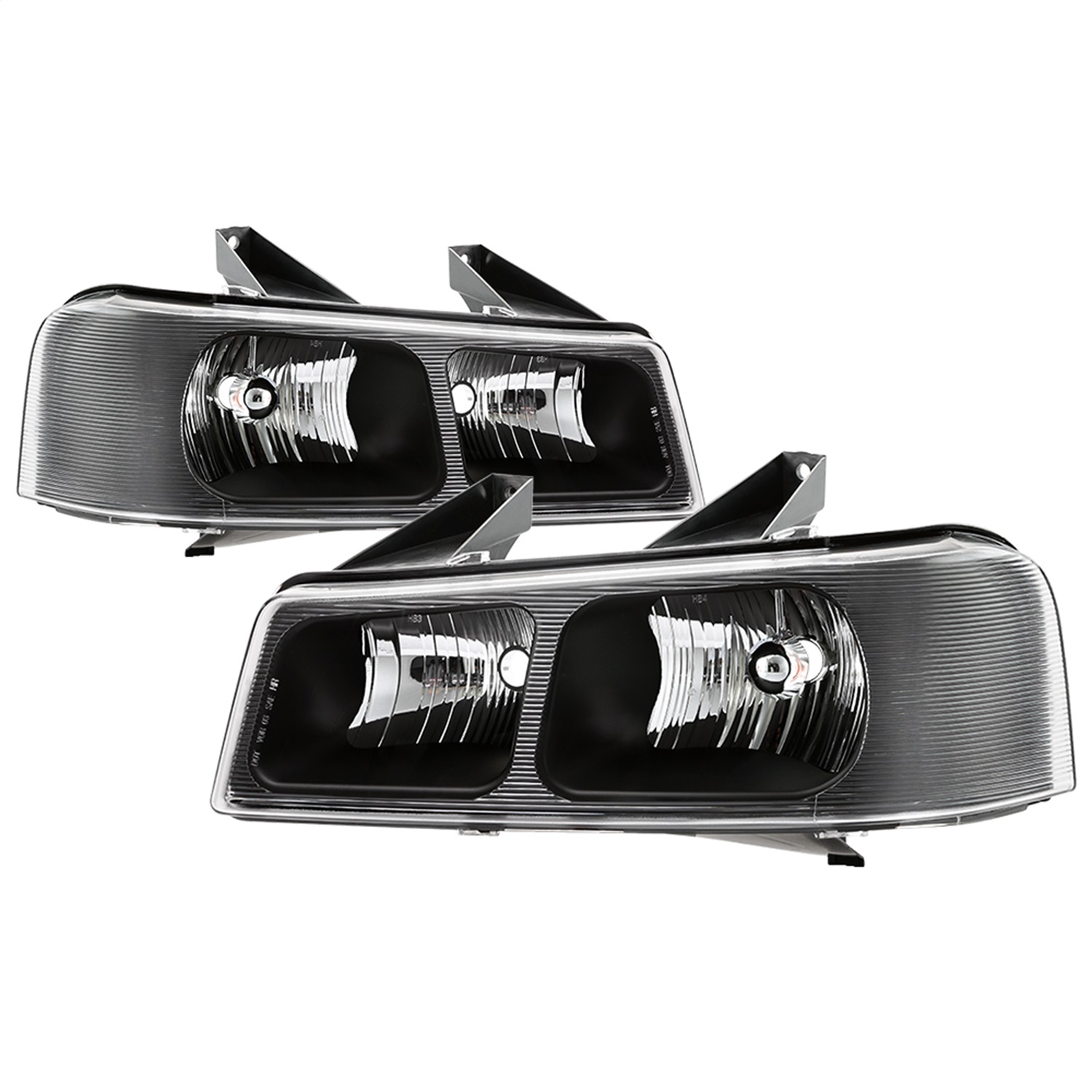 Spyder 9042485 - xTune 03-17 Chevrolet Express 1500 OEM Style Headlights - Black (HD-JH-CEX03-OE-BK)