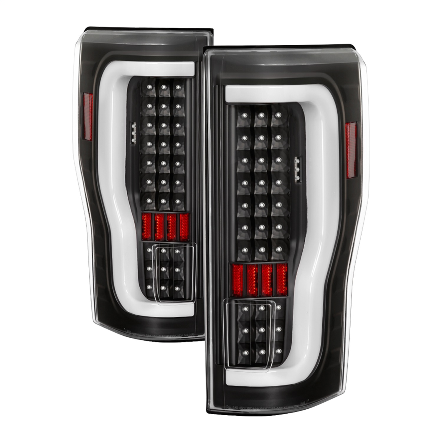 Spyder 9041600 - xTune 17-18 Ford F-250 Super Duty (Excl LED Models) LED Tail Lights - Black (ALT-ON-FS17-LBLED-BK) Spyder 9041600 - xTune 17-18 Ford F-250 Super Duty (Excl LED Models) LED Tail Lights - Black (ALT-ON-FS17-LBLED-BK)