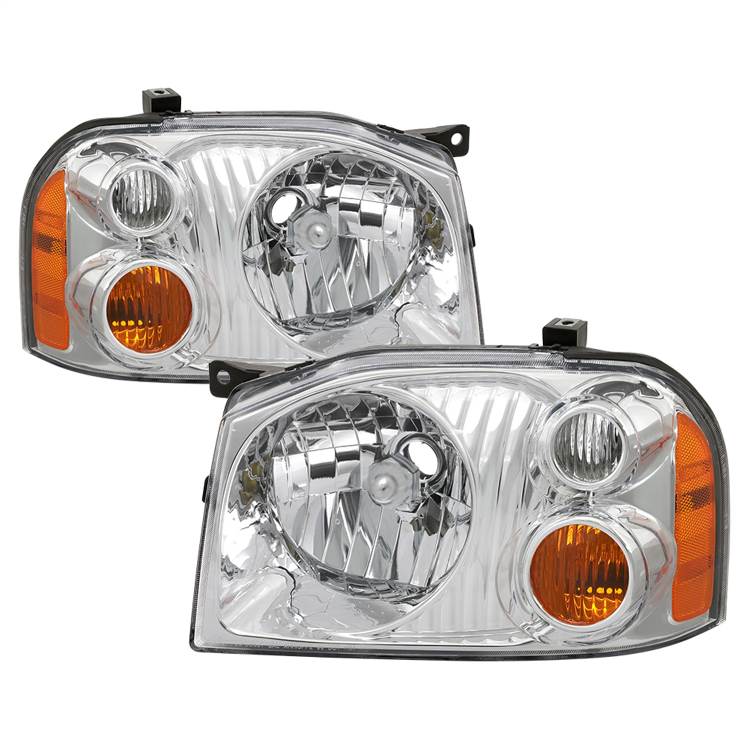 Spyder 9042775 - xTune 01-04 Nissan Frontier OEM Headlights - Chrome (HD-JH-NF01-AM-C)