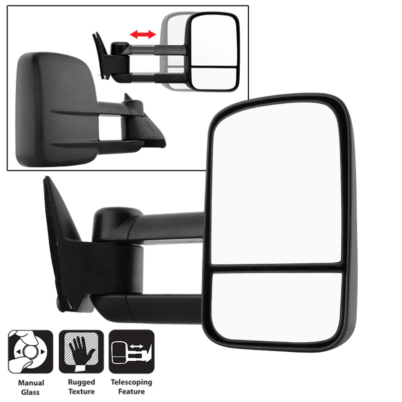Spyder 9932861 - Xtune Chevy C10 88-98 Manual Extendable Manual Adjust Mirror Right MIR-CCK88-MA-R Spyder 9932861 - Xtune Chevy C10 88-98 Manual Extendable Manual Adjust Mirror Right MIR-CCK88-MA-R