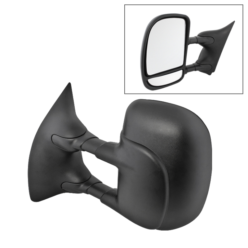 Spyder 9932830 - Xtune Ford Superduty 02-07 Manual Extendable Power Adjust Mirror Left MIR-FDSD99S-PW-L