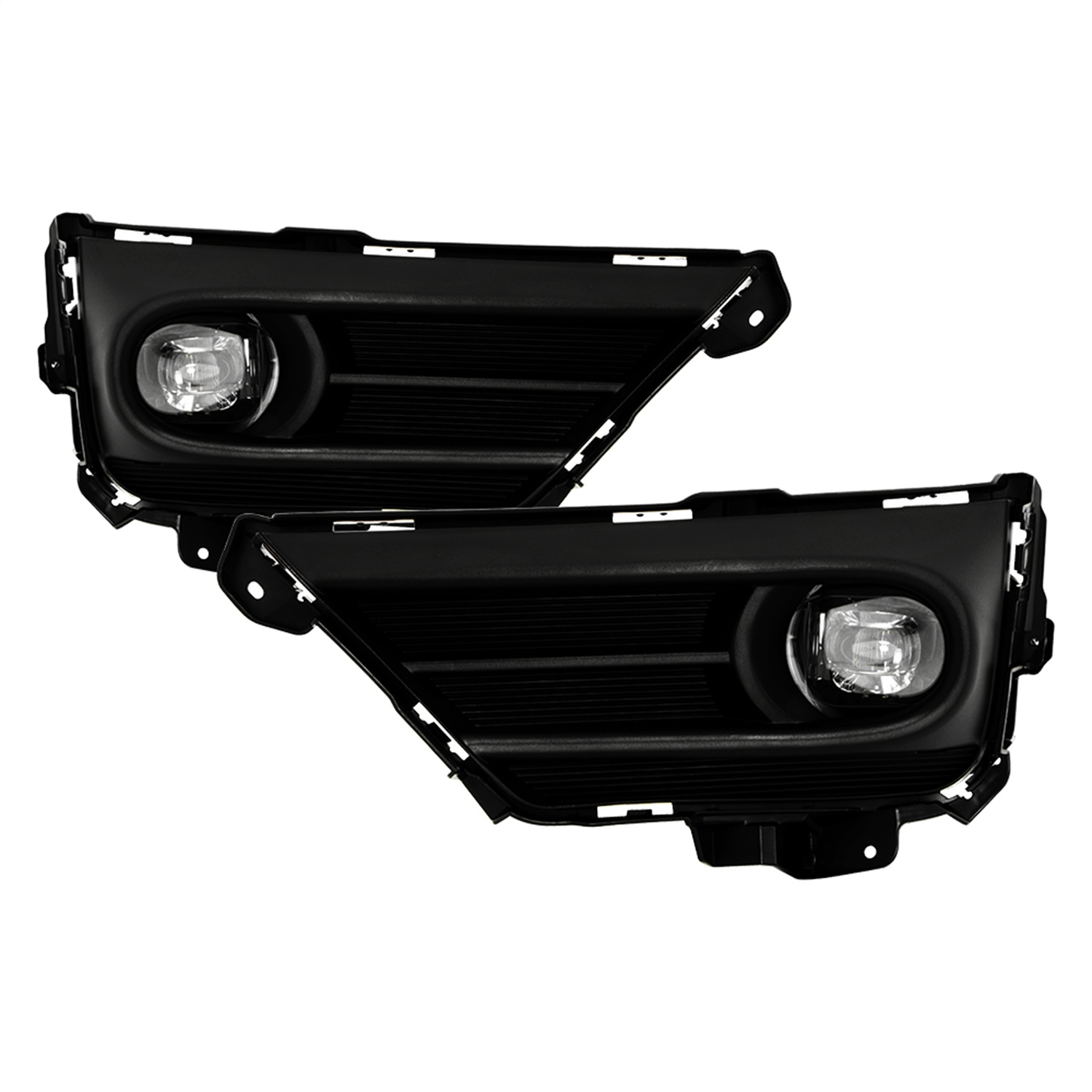 Spyder 9051227 - () OEM Full LED Fog Lights w/Switch - Clear