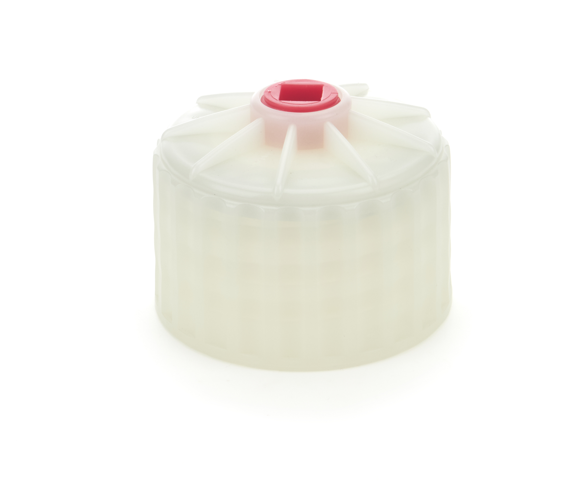 Sunoco Race Jugs R1110GLSQ - Utility Jug Cap - 3/4 in NPT Port - Plug Included - Glow In The Dark - Plastic - White - Sunoco Utility Jug - Each