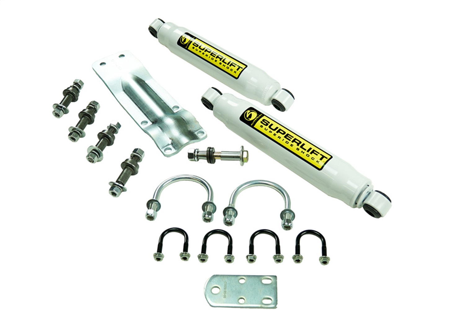 Superlift 92660 - 73-91 GM 1/2 and 3/4 Ton 4WD Vehicles Solid Axle Dual Steering Stabilizer Kit