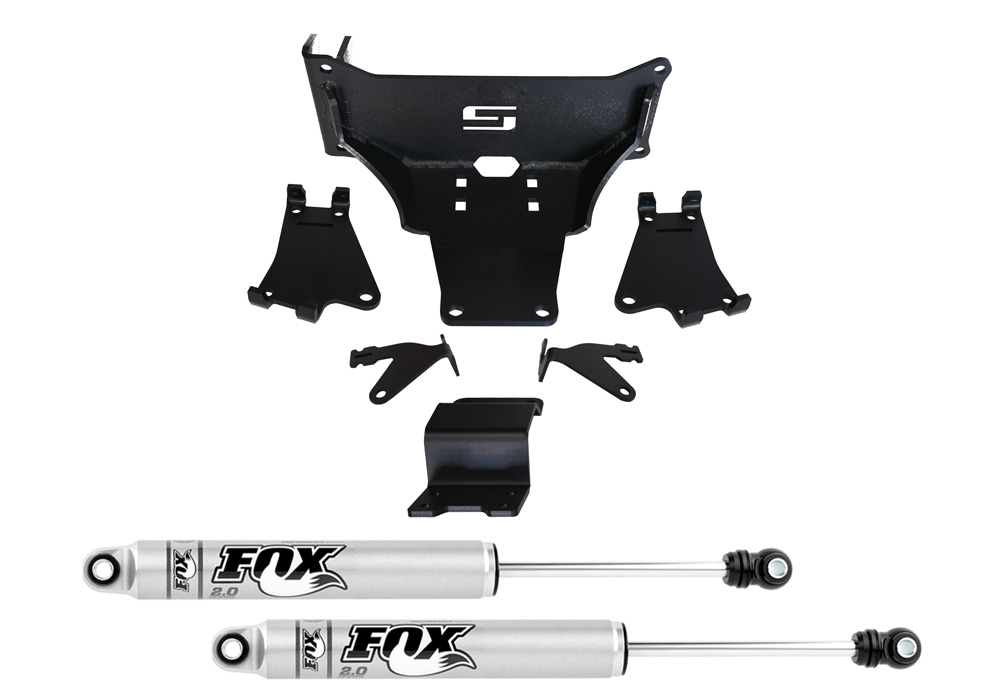 Superlift 92743 - 05-22 F250/350 4WD Dual Steering Stabilizer Kit w/ Fox 2.0 Shocks (No Lift Req)