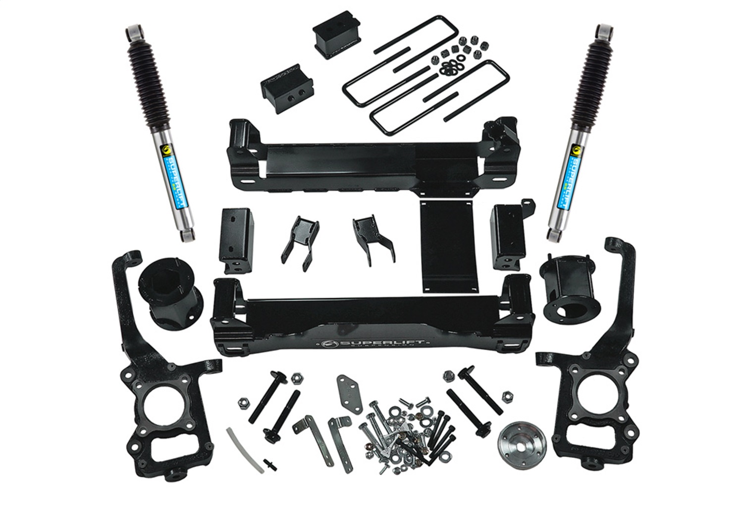 Superlift K127B - 15-19 Ford F-150 4WD 6in Lift Kit w/ Bilstein Rear Shocks