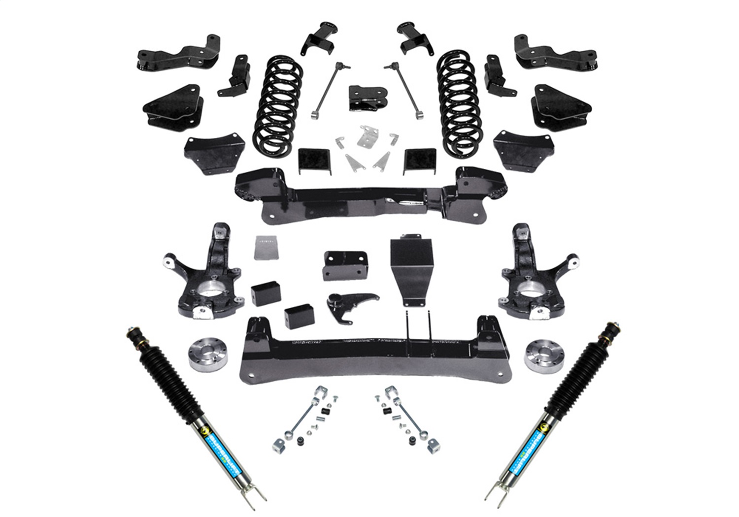 Superlift K123B - 00-06 Chevy Tahoe/GMC Yukon 4WD 6in Lift Kit - Knuckle Kit w/ Bilstein Shocks