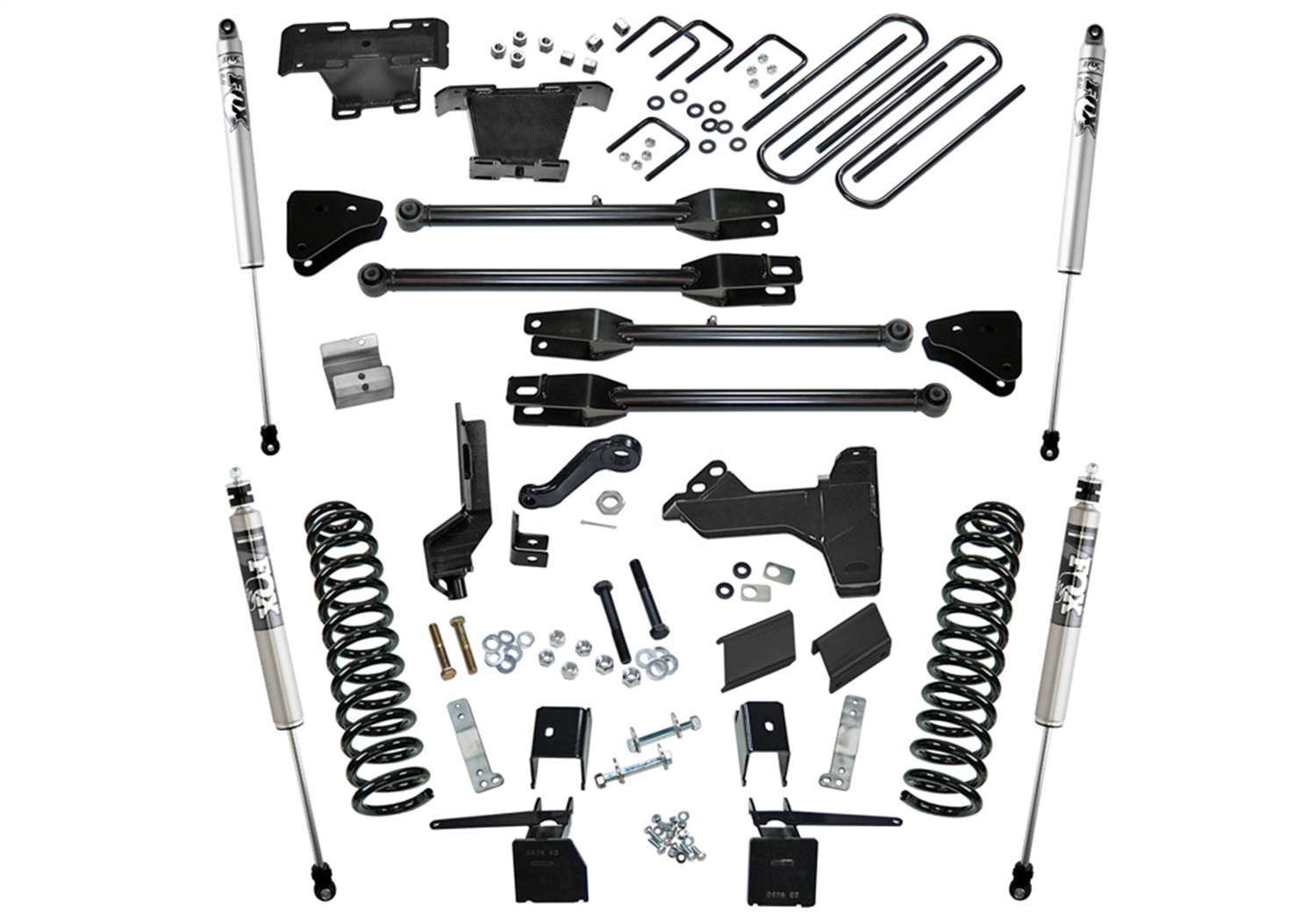Superlift K171F - 17-20 Ford F-250/F-350 SuperDuty 4WD Diesel 6in Link Kit- w/ Fox 2.0 Shocks