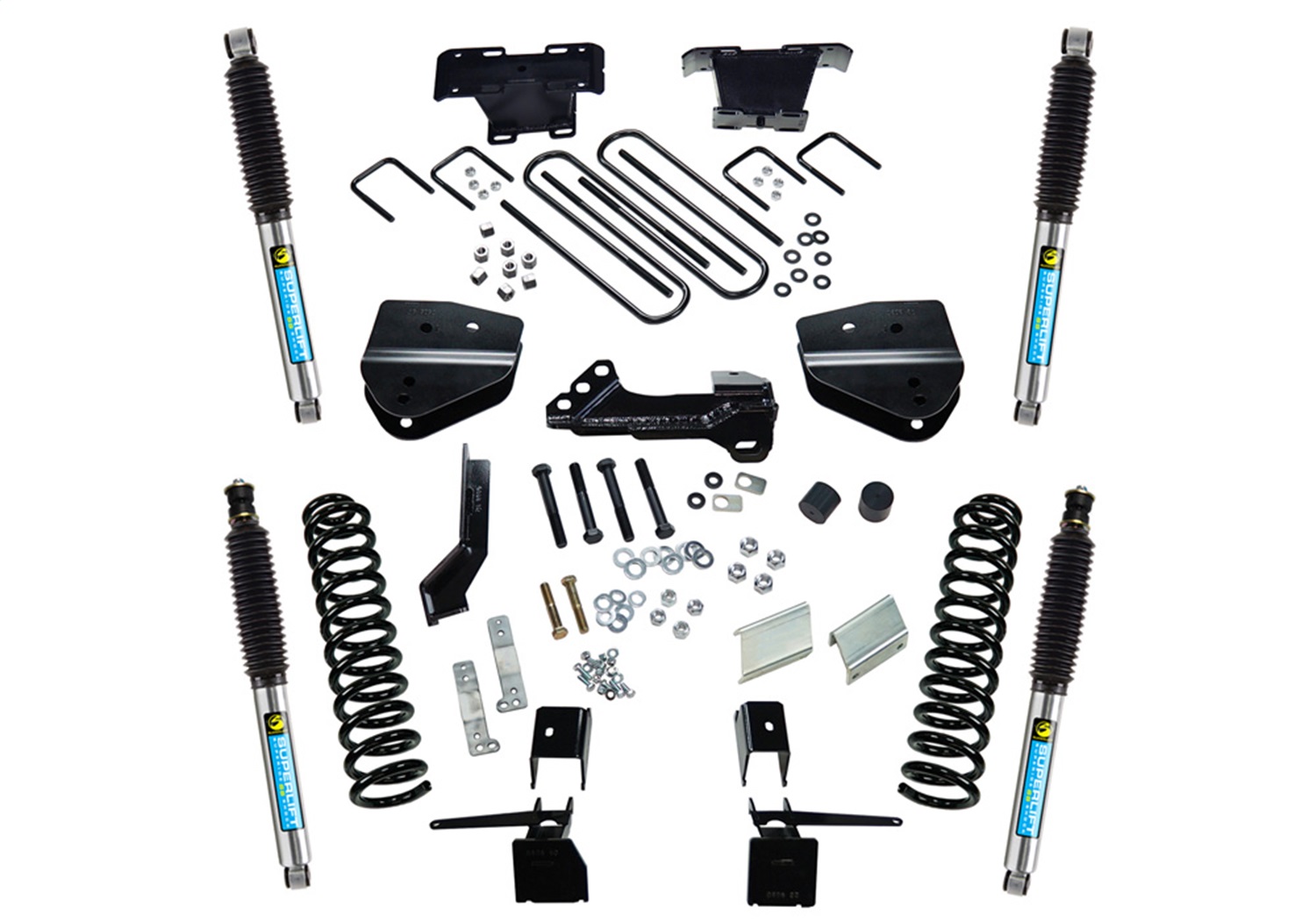 Superlift K164B - 17-19 Ford F-250/F-350 SuperDuty 4WD (Diesel Only) 4in Lift Kit w/ Bilstein Shocks