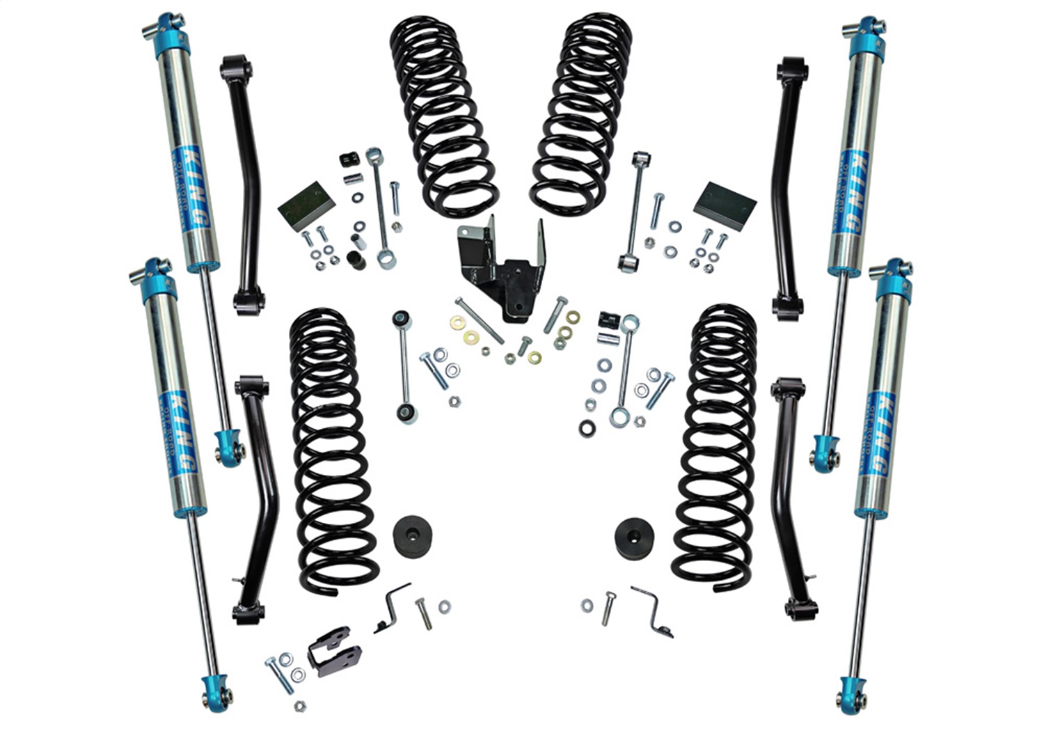 Superlift K186KG - 4 Inch Dual Rate Coil Spring Lift Kit w/ KING Shocks Superlift K186KG - 4 Inch Dual Rate Coil Spring Lift Kit w/ KING Shocks