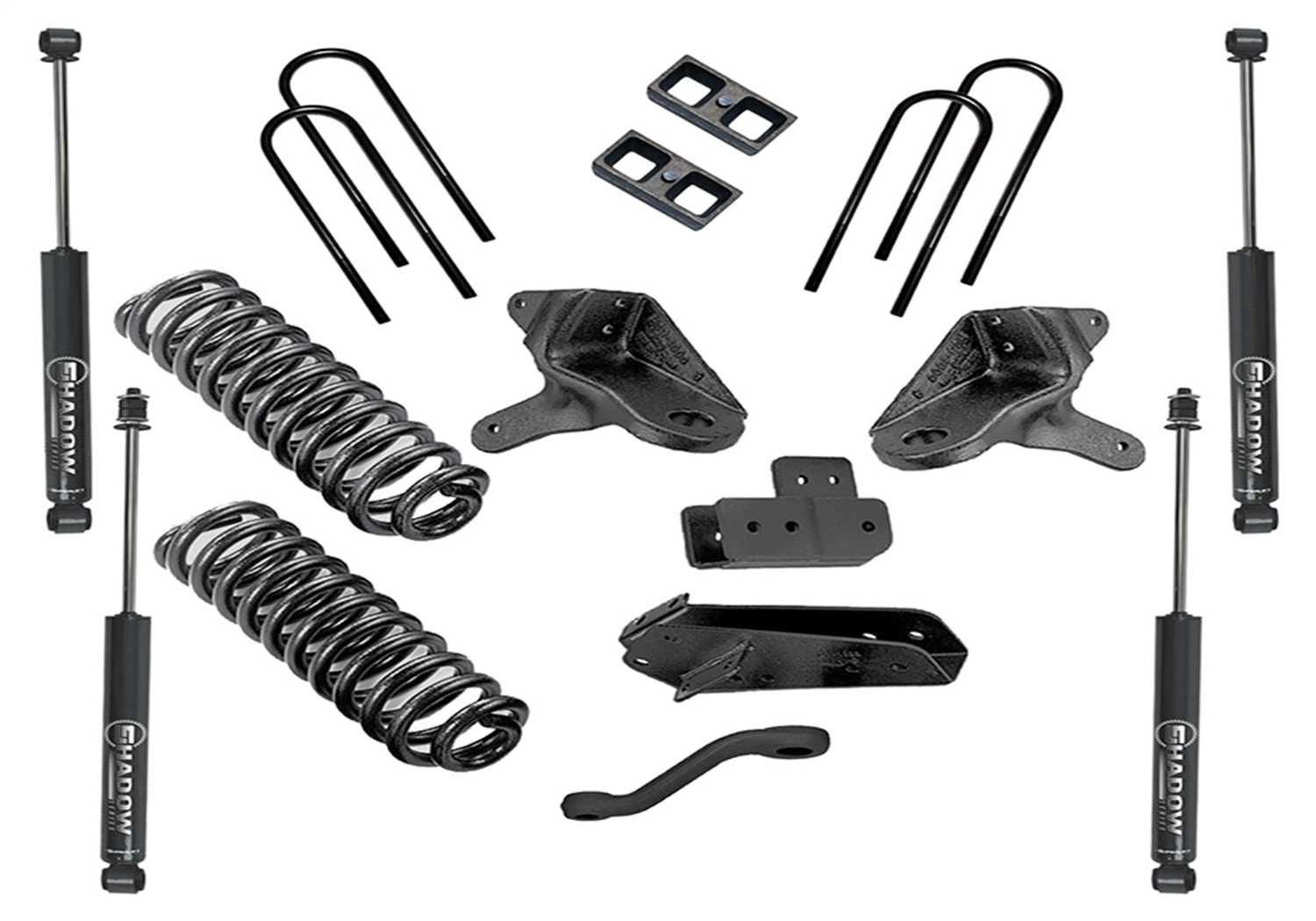 Superlift K571 - 80-97 Ford F250 3.5in Lift Kit w/  Shocks