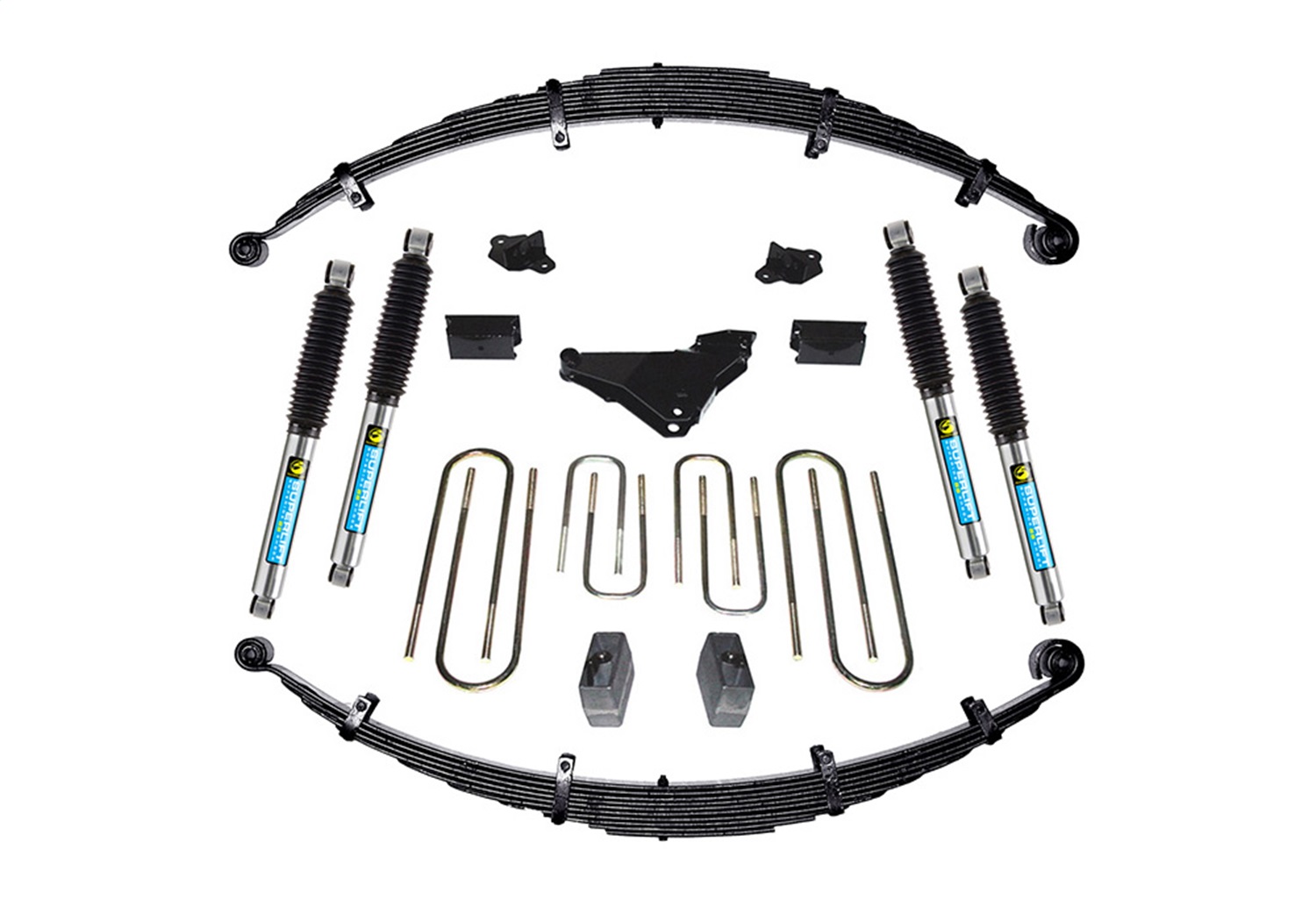 Superlift K632B - 00-04 Ford F-250/F-350 SuperDuty 4WD 4in Lift Kit w/ Bilstein Shocks