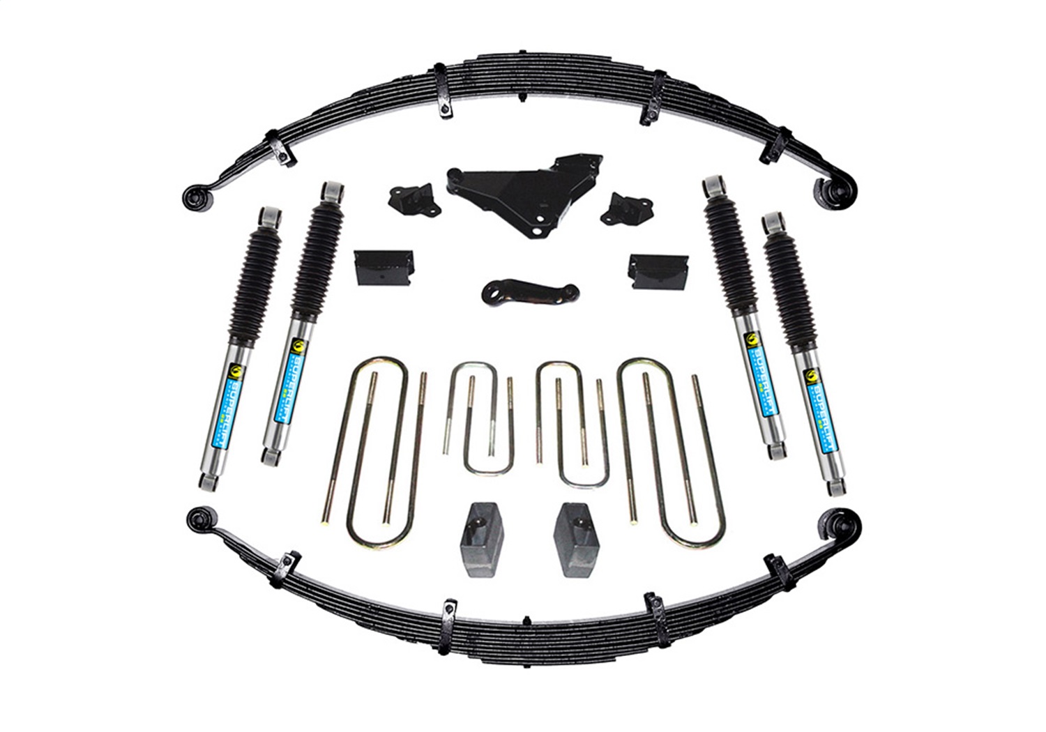 Superlift K638B - 00-04 Ford F-250/F-350 SuperDuty 4WD 6in Lift Kit w/ Bilstein Shocks