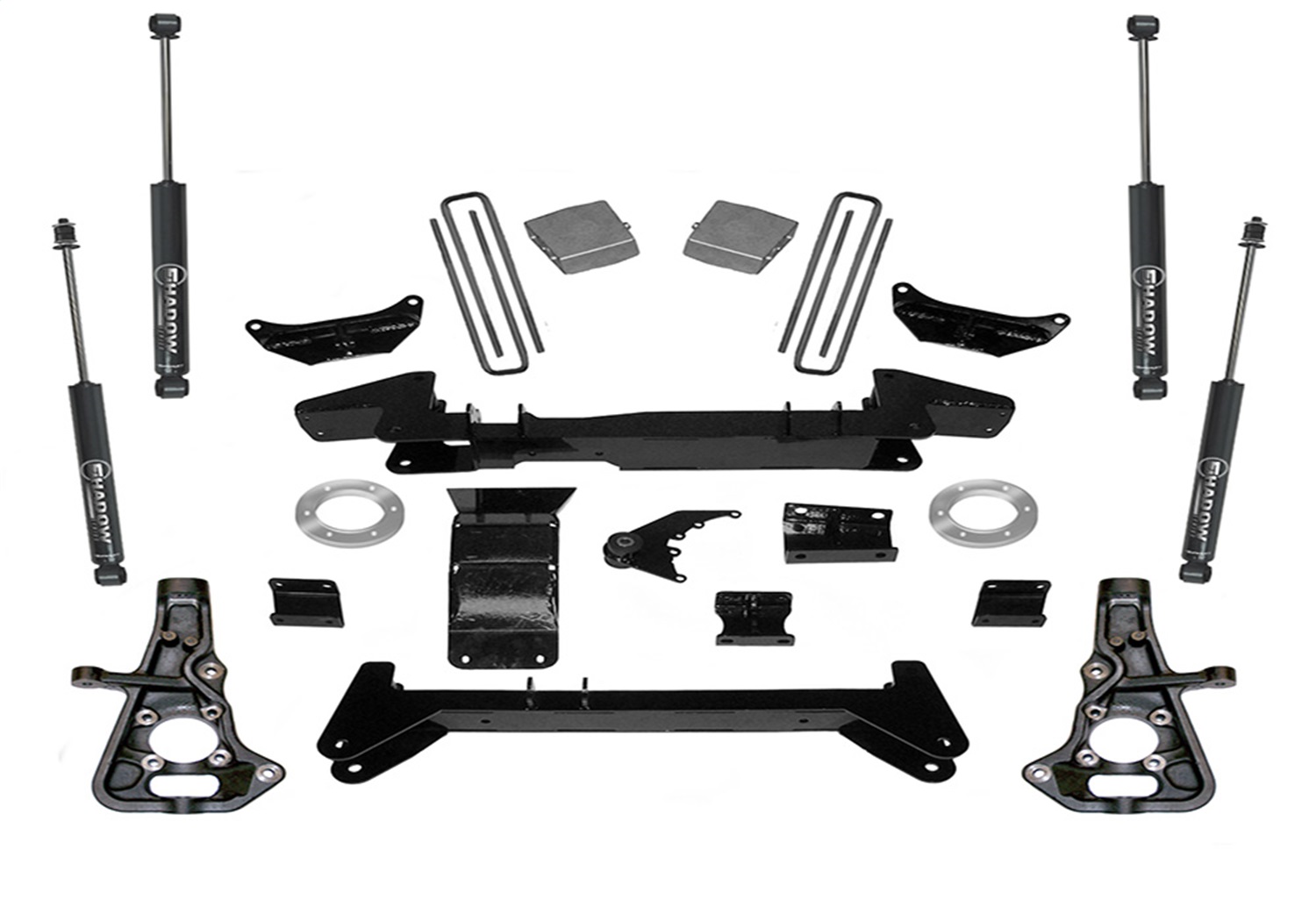 Superlift K861 - 99-10 Chevy Silv/GMC Sierra 1500HD/2500LD 4WD 6in Lift Kit - Knuckle Kit w/ SLF Shocks Superlift K861 - 99-10 Chevy Silv/GMC Sierra 1500HD/2500LD 4WD 6in Lift Kit - Knuckle Kit w/ SLF Shocks