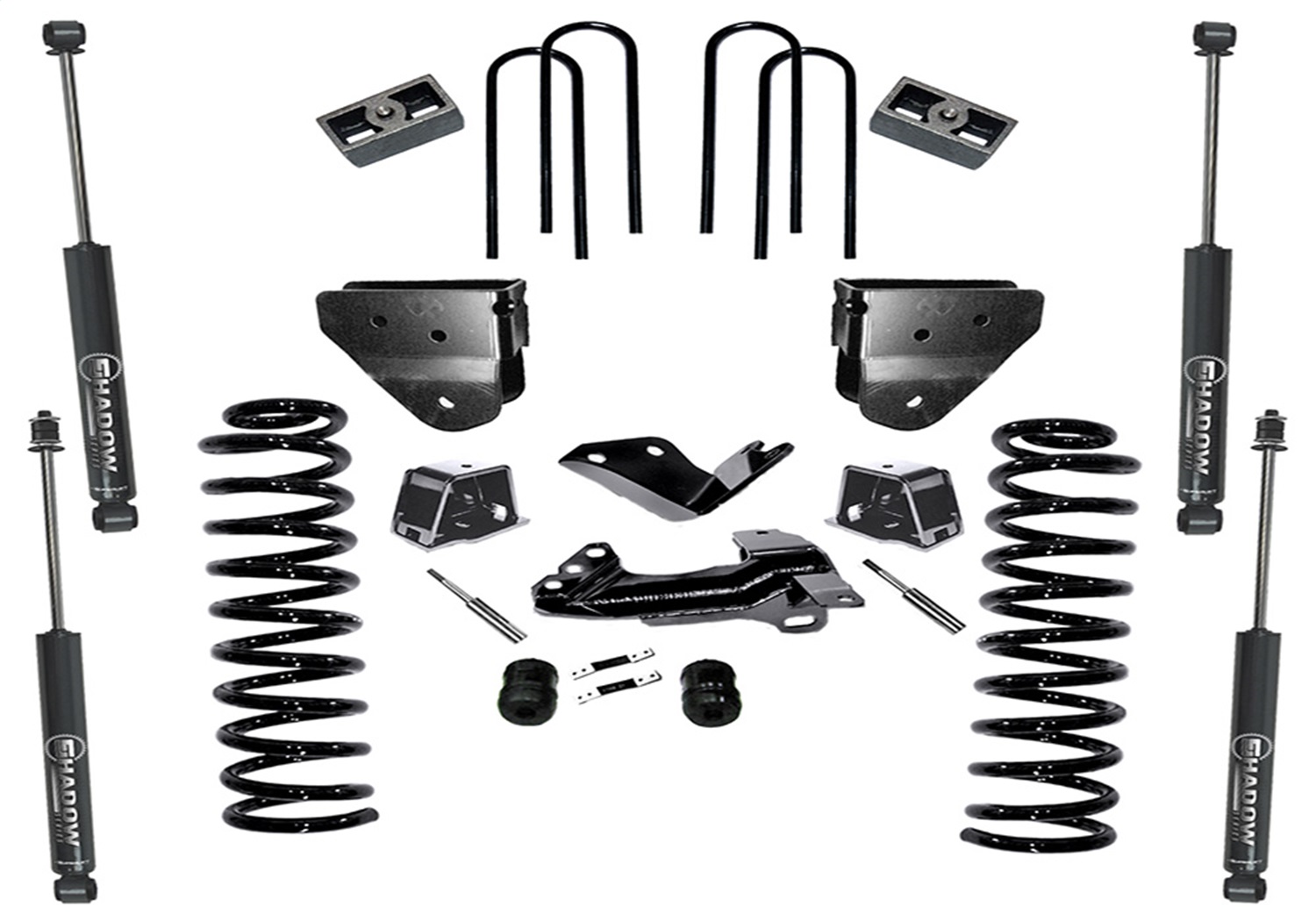 Superlift K796 - 05-07 Ford F-250/F-350 SuperDuty 4WD 4in Lift Kit w/  Shocks