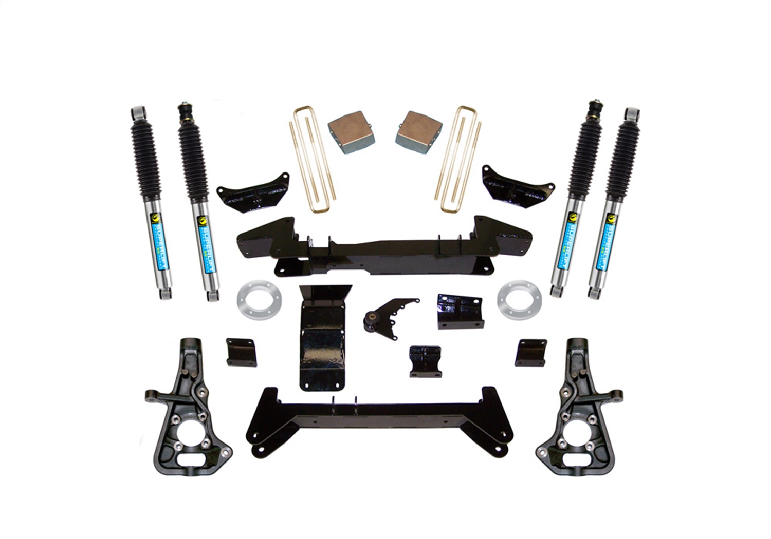 Superlift K861B - 99-10 Chevy Silv/GMC Sierra 1500HD/2500LD 4WD 6in Lift Kit- Knuckle Kit w/ Bilstein Shocks Superlift K861B - 99-10 Chevy Silv/GMC Sierra 1500HD/2500LD 4WD 6in Lift Kit- Knuckle Kit w/ Bilstein Shocks