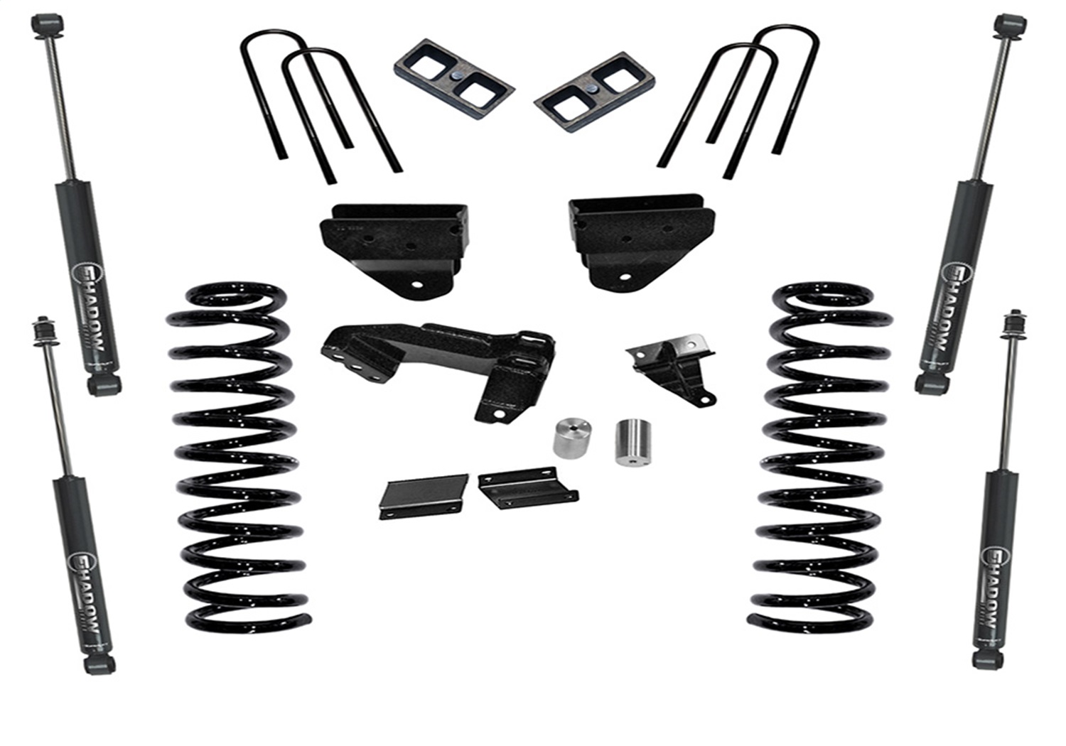 Superlift K876 - 11-16 Ford F-250/F-350 SuperDuty 4WD 4in Lift Kit w/  Shocks