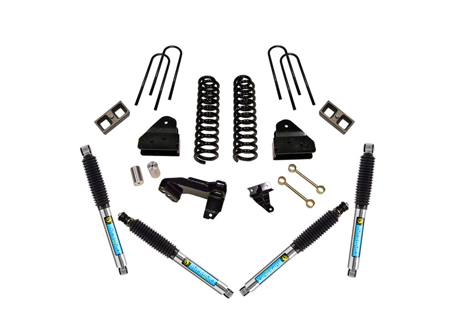 Superlift K854B - 08-10 Ford F-250/350 4WD Diesel 4in Lift Kit w/ Bilstein Shocks Superlift K854B - 08-10 Ford F-250/350 4WD Diesel 4in Lift Kit w/ Bilstein Shocks