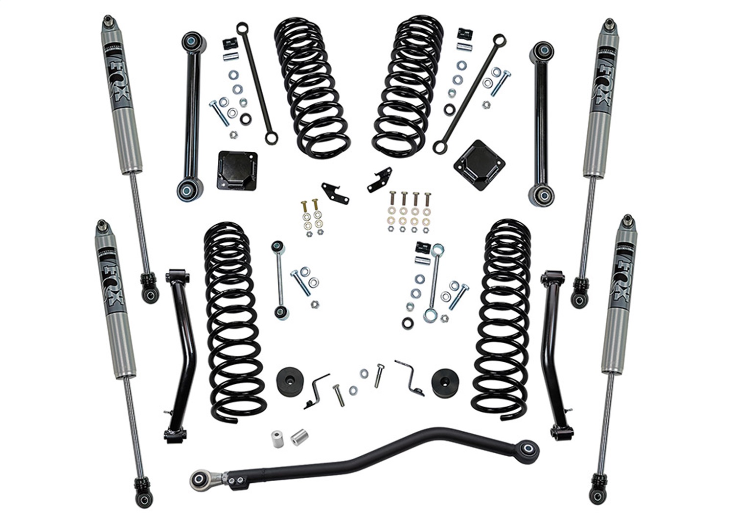 Superlift K196F - 2020 Jeep Gladiator JT 4in Dual Rate Coil Lift Kit w/  FOX Shocks