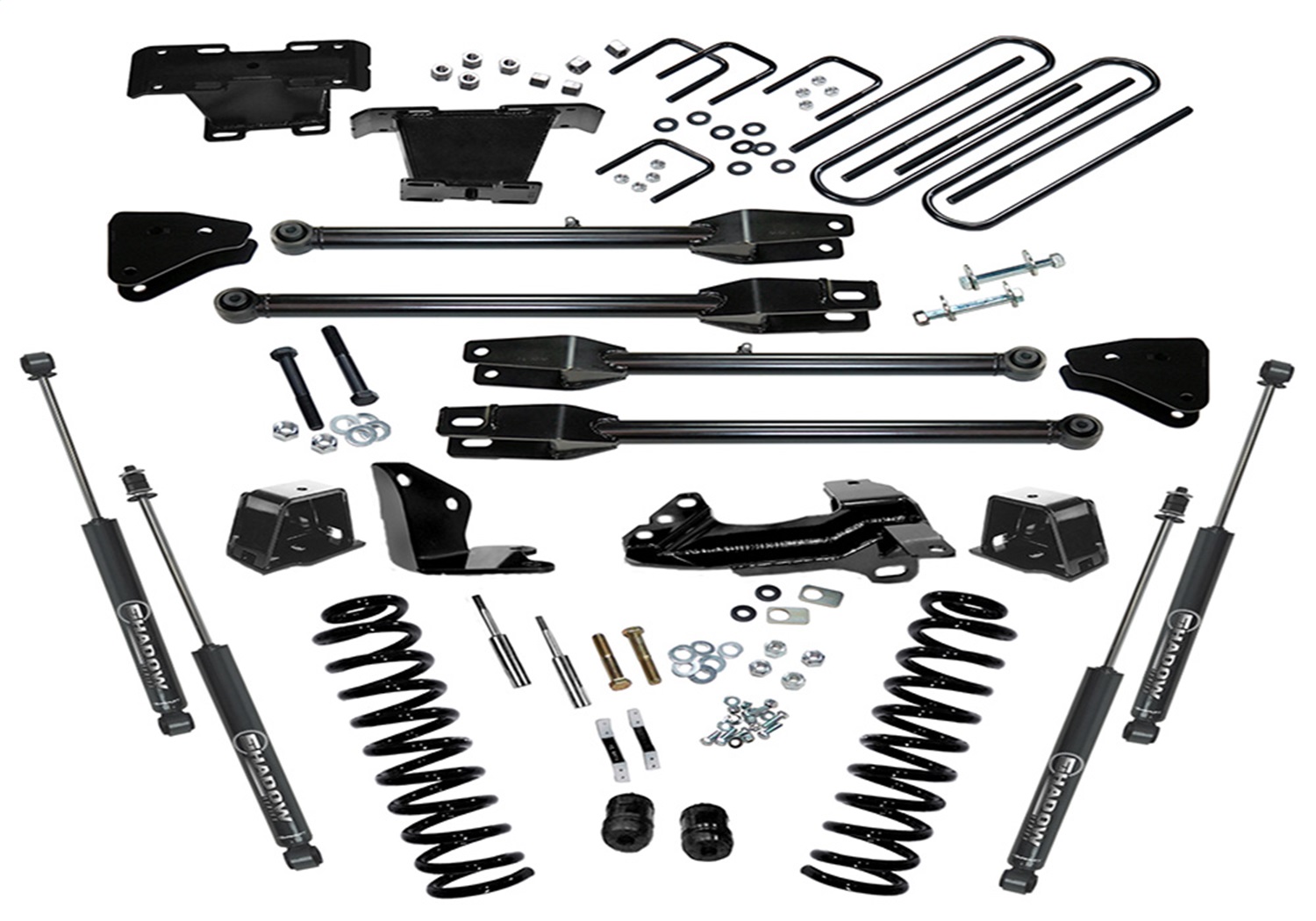 Superlift K230 - 05-07 Ford F-250/F-350 SuperDuty 4WD 4in Lift Kit w/ 4-Link Conversion & Shocks Superlift K230 - 05-07 Ford F-250/F-350 SuperDuty 4WD 4in Lift Kit w/ 4-Link Conversion & Shocks